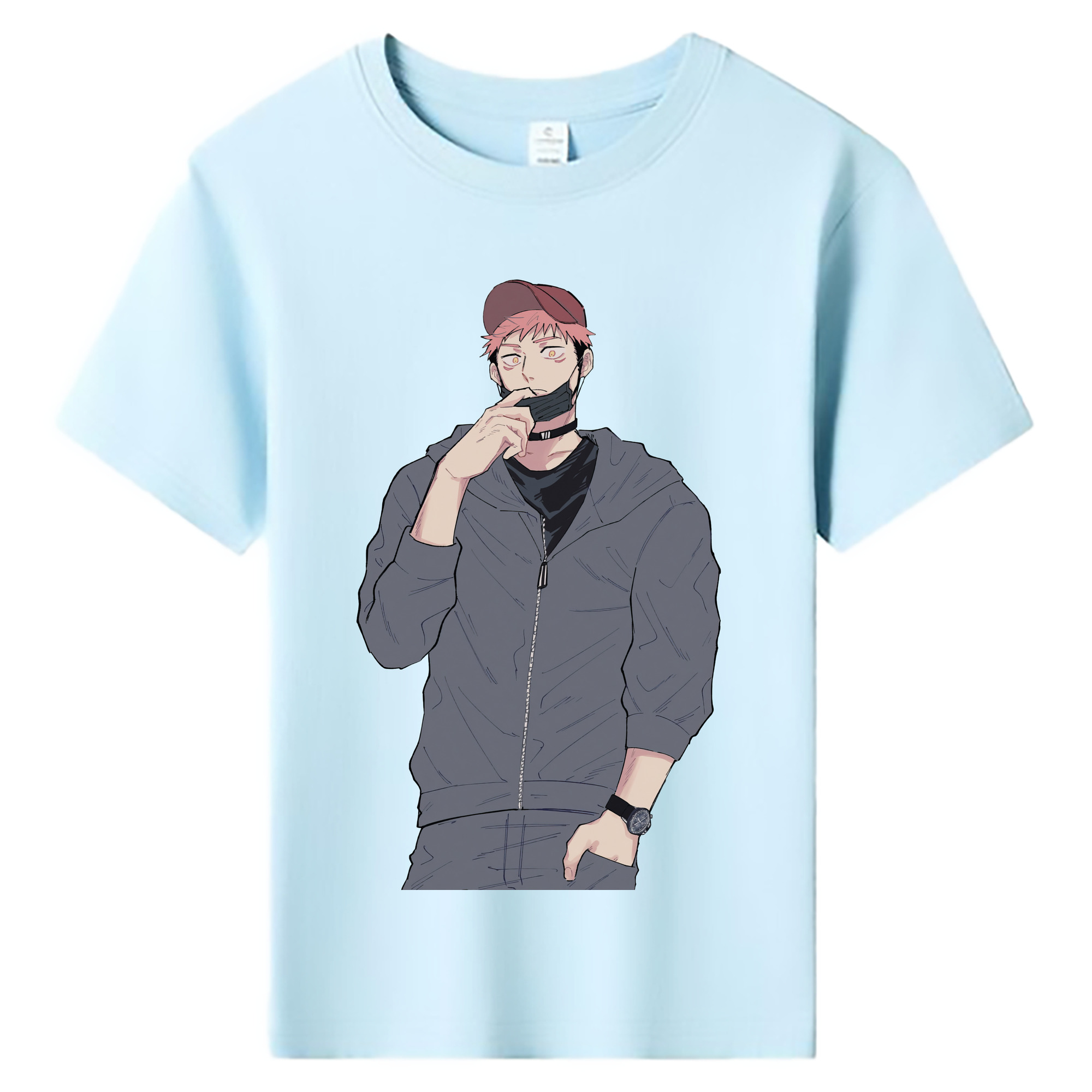 （画像用） 呪術廻戦 Jujutsu Kaisen 綿100％キッズTシャツ（フロントプリント）